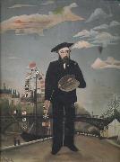 Henri Rousseau Myself Landscape Portrait china oil painting reproduction